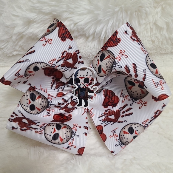 Other - Baby bye bye Halloween jumbo hair bow